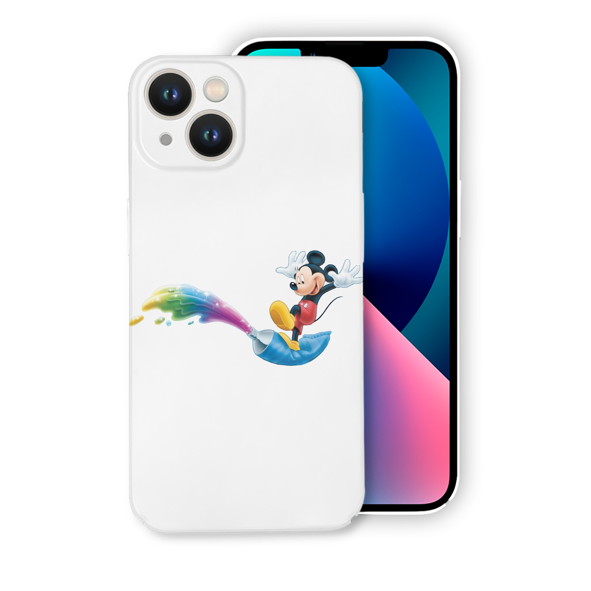 （画像用） ミッキーマウス Mickey Mouse 【iPhone 14シリーズ対応】ハードケース